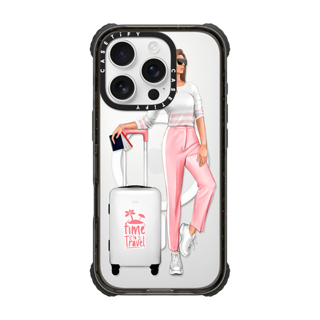 Victoria Ryabinina x CASETiFY iPhone 16 Pro Case Black ウルトラ インパクトケース MagSafe 対応 Travel lady (brunette) Victoria Ryabinina x CASETiFY iPhone 16 Pro Case Black ウルトラ インパクトケース MagSafe 対応 Travel lady (brunette)