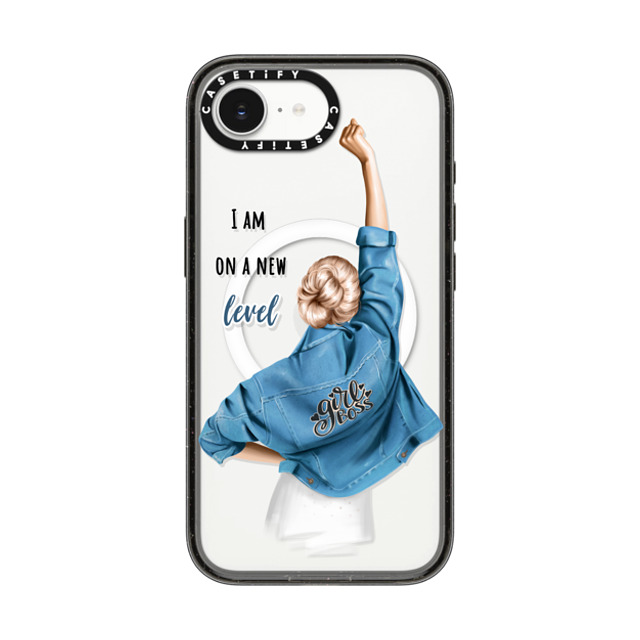 Victoria Ryabinina x CASETiFY iPhone 16e Case Black Impact Case MagSafe Compatible Girl boss (blond) Back to School Victoria Ryabinina x CASETiFY iPhone 16e Case Black Impact Case MagSafe Compatible Girl boss (blond) Back to School