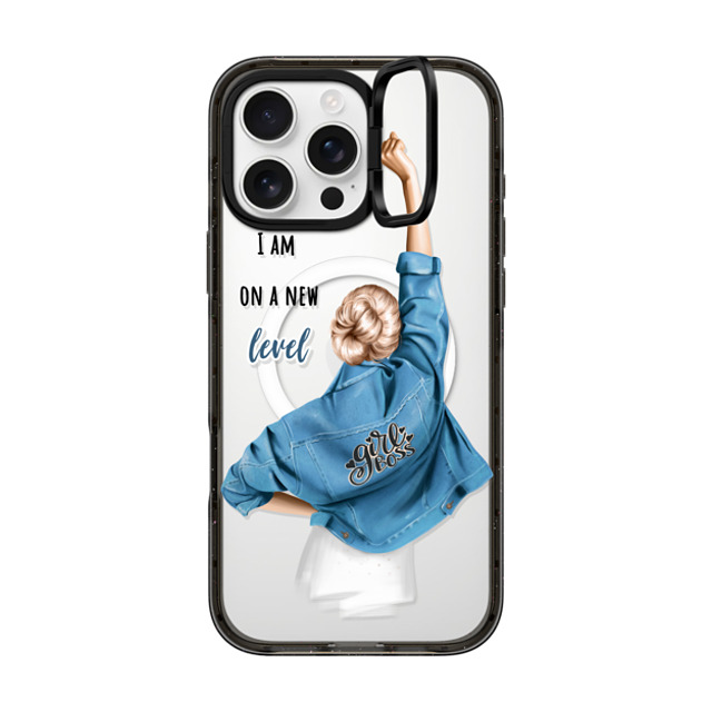 Victoria Ryabinina x CASETiFY iPhone 16 Pro Max Case Black インパクトリングスタンドケース MagSafe対応 Girl boss (blond) Back to School Victoria Ryabinina x CASETiFY iPhone 16 Pro Max Case Black インパクトリングスタンドケース MagSafe対応 Girl boss (blond) Back to School