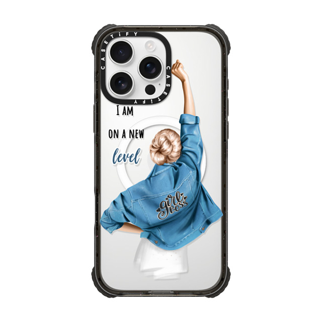 Victoria Ryabinina x CASETiFY iPhone 16 Pro Max Case Black ウルトラ インパクトケース MagSafe 対応 Girl boss (blond) Father's Day Victoria Ryabinina x CASETiFY iPhone 16 Pro Max Case Black ウルトラ インパクトケース MagSafe 対応 Girl boss (blond) Father's Day