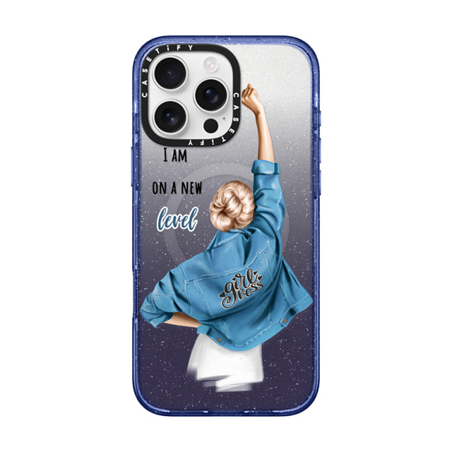 Victoria Ryabinina x CASETiFY iPhone 16 Pro Max Case Glitter Indigo Impact Case MagSafe Compatible Girl boss (blond) Victoria Ryabinina x CASETiFY iPhone 16 Pro Max Case Glitter Indigo Impact Case MagSafe Compatible Girl boss (blond)