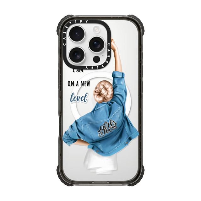 Victoria Ryabinina x CASETiFY iPhone 16 Pro Case Black ウルトラ インパクトケース MagSafe 対応 Girl boss (blond) Father's Day Victoria Ryabinina x CASETiFY iPhone 16 Pro Case Black ウルトラ インパクトケース MagSafe 対応 Girl boss (blond) Father's Day