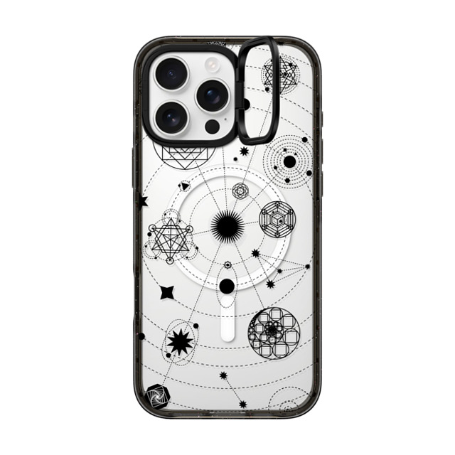 Victoria Ryabinina x CASETiFY iPhone 16 Pro Max Case Black インパクトリングスタンドケース MagSafe対応 Black solar system Mother's Day Victoria Ryabinina x CASETiFY iPhone 16 Pro Max Case Black インパクトリングスタンドケース MagSafe対応 Black solar system Mother's Day