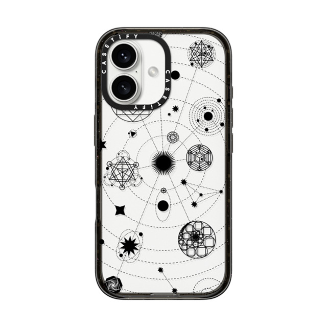 Victoria Ryabinina x CASETiFY iPhone 16 Case Black Impact Case Black solar system Mother's Day Victoria Ryabinina x CASETiFY iPhone 16 Case Black Impact Case Black solar system Mother's Day