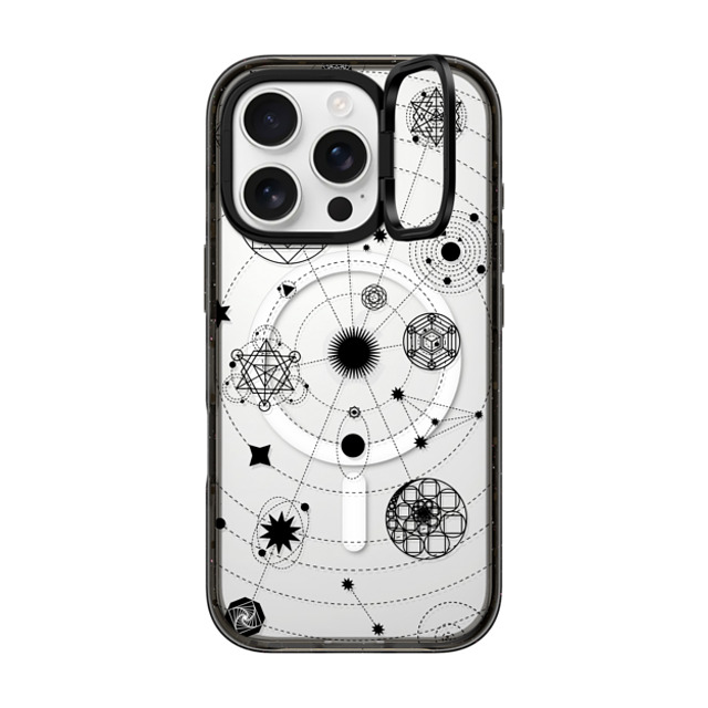 Victoria Ryabinina x CASETiFY iPhone 16 Pro Case Black インパクトリングスタンドケース MagSafe対応 Black solar system Mother's Day Victoria Ryabinina x CASETiFY iPhone 16 Pro Case Black インパクトリングスタンドケース MagSafe対応 Black solar system Mother's Day
