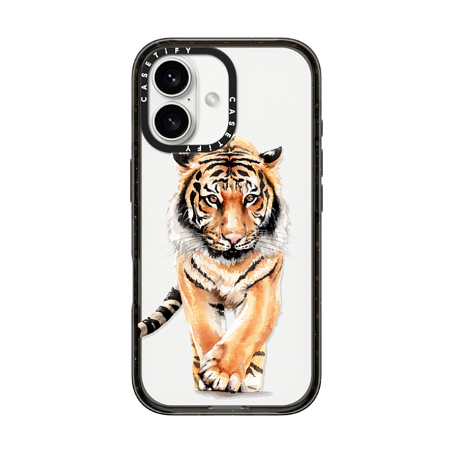 Victoria Ryabinina x CASETiFY iPhone 16 ケース ブラック インパクトケース Tiger Mother's Day Victoria Ryabinina x CASETiFY iPhone 16 ケース ブラック インパクトケース Tiger Mother's Day