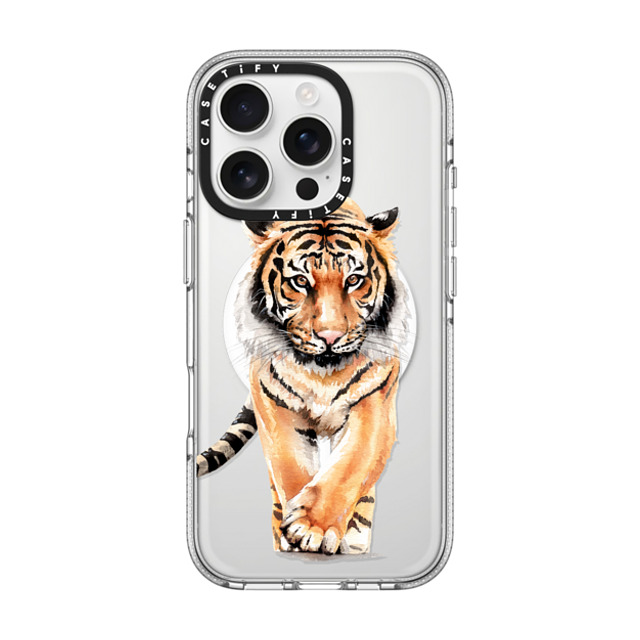 Victoria Ryabinina x CASETiFY iPhone 16 Pro ケース クリア クリア ケース MagSafe対応 Tiger Father's Day Victoria Ryabinina x CASETiFY iPhone 16 Pro ケース クリア クリア ケース MagSafe対応 Tiger Father's Day