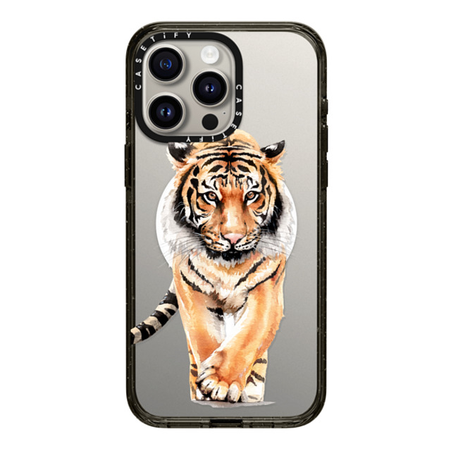 Victoria Ryabinina x CASETiFY iPhone 15 Pro Max ケース ブラック インパクトケース MagSafe対応 Tiger Mother's Day Victoria Ryabinina x CASETiFY iPhone 15 Pro Max ケース ブラック インパクトケース MagSafe対応 Tiger Mother's Day