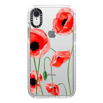 Impact iPhone XR Case - Red poppies