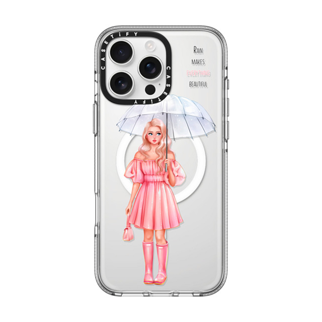 Victoria Ryabinina x CASETiFY iPhone 16 Pro Max ケース Portraiture クリア クリア ケース MagSafe対応 Smell the rain Back to School Victoria Ryabinina x CASETiFY iPhone 16 Pro Max ケース Portraiture クリア クリア ケース MagSafe対応 Smell the rain Back to School