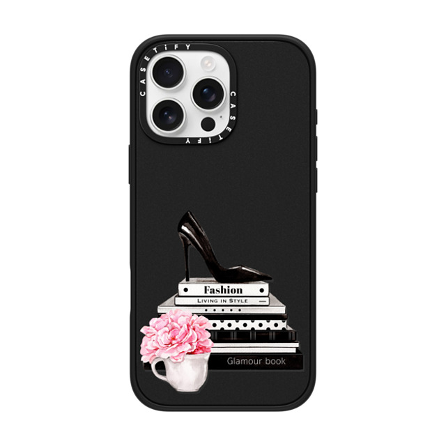 Victoria Ryabinina x CASETiFY iPhone 16 Pro Max Case Floral,Geometric Matte Black Impact Case MagSafe Compatible Black fashion set Father's Day Victoria Ryabinina x CASETiFY iPhone 16 Pro Max Case Floral,Geometric Matte Black Impact Case MagSafe Compatible Black fashion set Father's Day