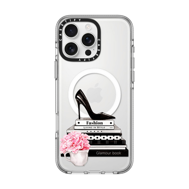 Victoria Ryabinina x CASETiFY iPhone 16 Pro Max Case Floral,Geometric Clear Clear Case MagSafe Compatible Black fashion set Father's Day Victoria Ryabinina x CASETiFY iPhone 16 Pro Max Case Floral,Geometric Clear Clear Case MagSafe Compatible Black fashion set Father's Day
