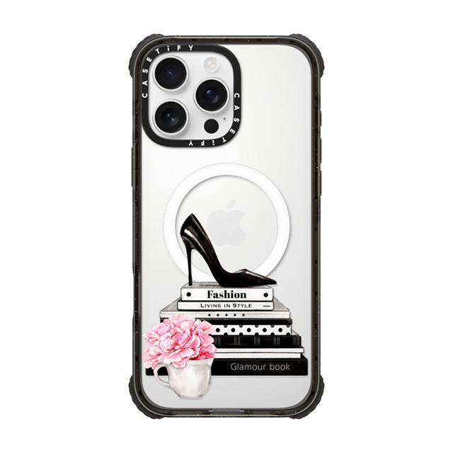 Victoria Ryabinina x CASETiFY iPhone 16 Pro Max ケース Floral,Geometric ブラック ウルトラ インパクトケース MagSafe 対応 Black fashion set Father's Day Victoria Ryabinina x CASETiFY iPhone 16 Pro Max ケース Floral,Geometric ブラック ウルトラ インパクトケース MagSafe 対応 Black fashion set Father's Day