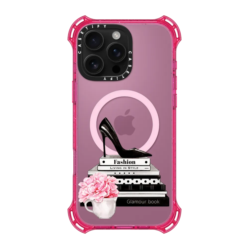 Bounce iPhone 16 Pro Max Case MagSafe Compatible - Black fashion set