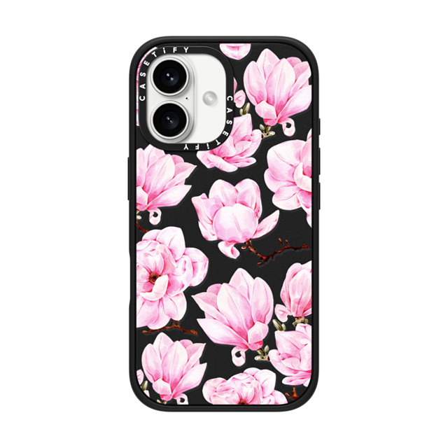 Victoria Ryabinina x CASETiFY iPhone 16 ケース Floral,Fine Art マットブラック インパクトケース MagSafe対応 Magnolia Mother's Day Victoria Ryabinina x CASETiFY iPhone 16 ケース Floral,Fine Art マットブラック インパクトケース MagSafe対応 Magnolia Mother's Day