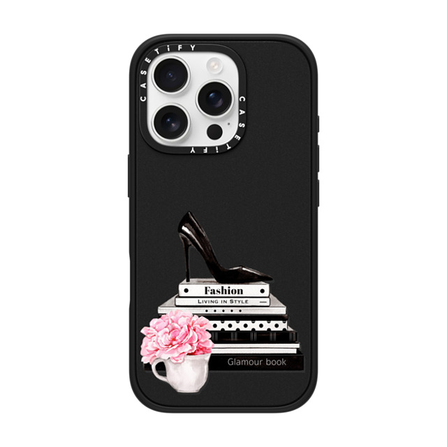 Victoria Ryabinina x CASETiFY iPhone 16 Pro Case Floral,Geometric Matte Black Impact Case MagSafe Compatible Black fashion set Father's Day Victoria Ryabinina x CASETiFY iPhone 16 Pro Case Floral,Geometric Matte Black Impact Case MagSafe Compatible Black fashion set Father's Day