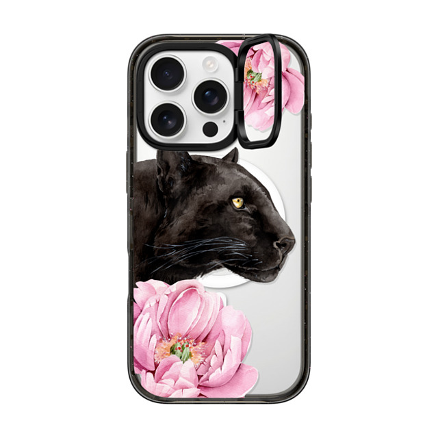 Victoria Ryabinina x CASETiFY iPhone 16 Pro Case Floral,Leopard Black インパクトリングスタンドケース MagSafe対応 Panther and peonies Back to School Victoria Ryabinina x CASETiFY iPhone 16 Pro Case Floral,Leopard Black インパクトリングスタンドケース MagSafe対応 Panther and peonies Back to School