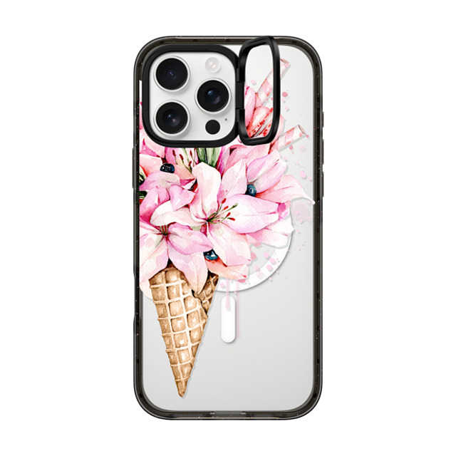 Victoria Ryabinina x CASETiFY iPhone 16 Pro Max Case Floral,Fine Art Black インパクトリングスタンドケース MagSafe対応 Lilies ice cream Back to School Victoria Ryabinina x CASETiFY iPhone 16 Pro Max Case Floral,Fine Art Black インパクトリングスタンドケース MagSafe対応 Lilies ice cream Back to School