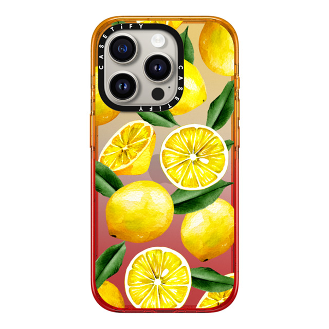 Victoria Ryabinina x CASETiFY iPhone 15 Pro Case Peach Haze Impact Case Fresh lemon Victoria Ryabinina x CASETiFY iPhone 15 Pro Case Peach Haze Impact Case Fresh lemon