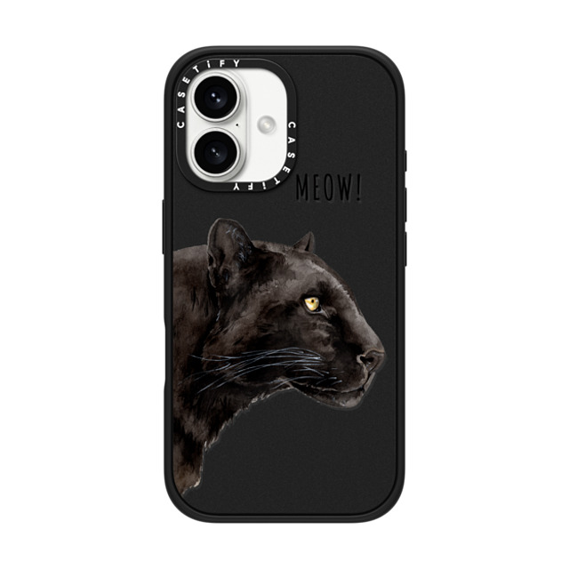 Victoria Ryabinina x CASETiFY iPhone 16 Case Leopard,Fine Art Matte Black Impact Case MagSafe Compatible Black panther Father's Day Victoria Ryabinina x CASETiFY iPhone 16 Case Leopard,Fine Art Matte Black Impact Case MagSafe Compatible Black panther Father's Day