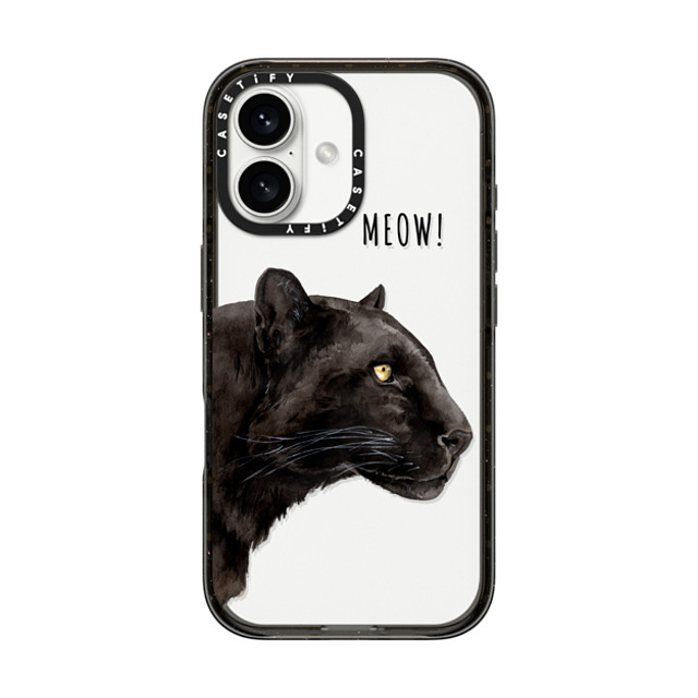Victoria Ryabinina x CASETiFY iPhone 16 Case Leopard,Fine Art Black Impact Case Black panther Father's Day Victoria Ryabinina x CASETiFY iPhone 16 Case Leopard,Fine Art Black Impact Case Black panther Father's Day