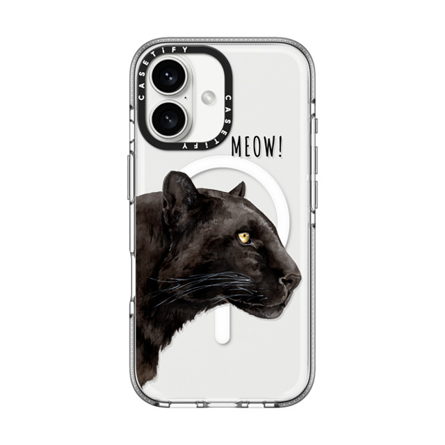 Victoria Ryabinina x CASETiFY iPhone 16 ケース Leopard,Fine Art クリア クリア ケース MagSafe対応 Black panther Father's Day Victoria Ryabinina x CASETiFY iPhone 16 ケース Leopard,Fine Art クリア クリア ケース MagSafe対応 Black panther Father's Day