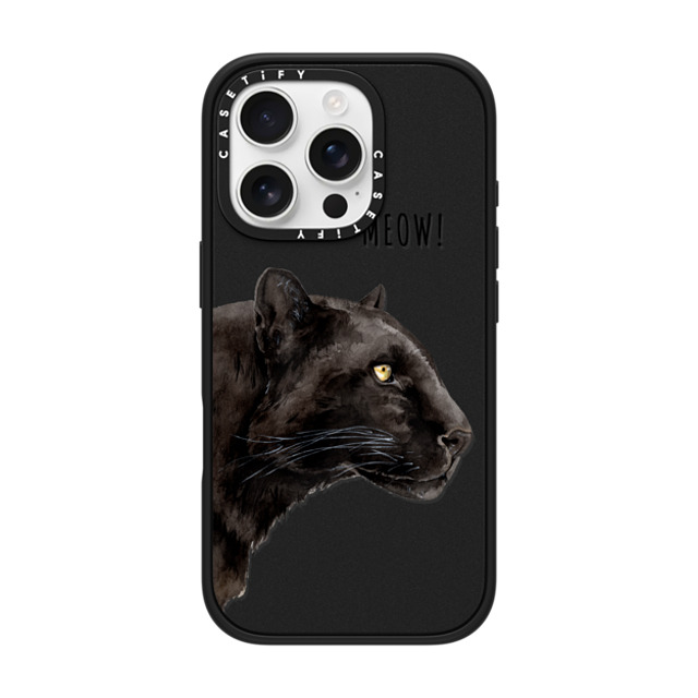 Victoria Ryabinina x CASETiFY iPhone 16 Pro Case Leopard,Fine Art Matte Black Impact Case MagSafe Compatible Black panther Father's Day Victoria Ryabinina x CASETiFY iPhone 16 Pro Case Leopard,Fine Art Matte Black Impact Case MagSafe Compatible Black panther Father's Day