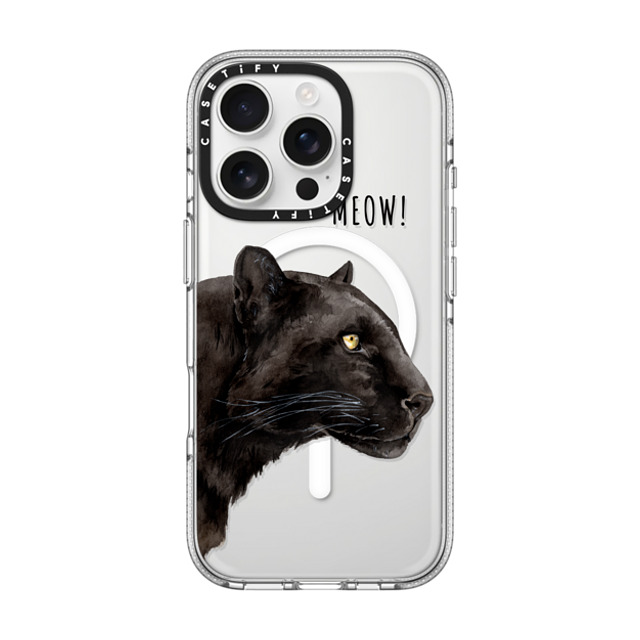 Victoria Ryabinina x CASETiFY iPhone 16 Pro Case Leopard,Fine Art Clear Clear Case MagSafe Compatible Black panther Father's Day Victoria Ryabinina x CASETiFY iPhone 16 Pro Case Leopard,Fine Art Clear Clear Case MagSafe Compatible Black panther Father's Day