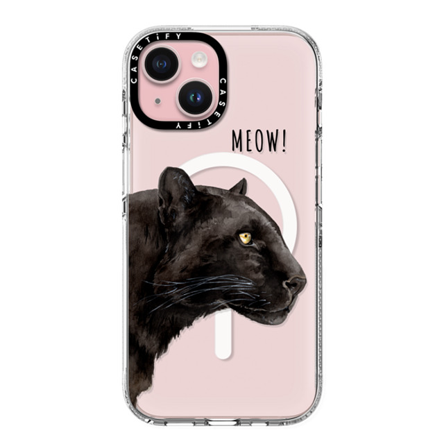 Victoria Ryabinina x CASETiFY iPhone 15 Case Leopard,Fine Art Clear Clear Case MagSafe Compatible Black panther Father's Day Victoria Ryabinina x CASETiFY iPhone 15 Case Leopard,Fine Art Clear Clear Case MagSafe Compatible Black panther Father's Day
