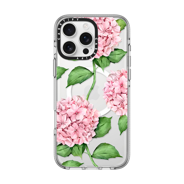 Victoria Ryabinina x CASETiFY iPhone 16 Pro Max Case Floral,Fine Art クリア クリア ケース MagSafe対応 Watercolor hydrangea Back to School Victoria Ryabinina x CASETiFY iPhone 16 Pro Max Case Floral,Fine Art クリア クリア ケース MagSafe対応 Watercolor hydrangea Back to School