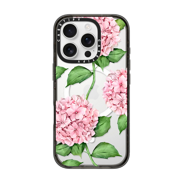 Victoria Ryabinina x CASETiFY iPhone 16 Pro Case Floral,Fine Art Black Impact Case MagSafe Compatible Watercolor hydrangea Back to School Victoria Ryabinina x CASETiFY iPhone 16 Pro Case Floral,Fine Art Black Impact Case MagSafe Compatible Watercolor hydrangea Back to School