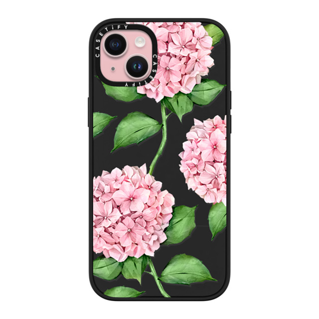 Victoria Ryabinina x CASETiFY iPhone 15 Plus Case Floral,Fine Art Matte Black Impact Case MagSafe Compatible Watercolor hydrangea Back to School Victoria Ryabinina x CASETiFY iPhone 15 Plus Case Floral,Fine Art Matte Black Impact Case MagSafe Compatible Watercolor hydrangea Back to School
