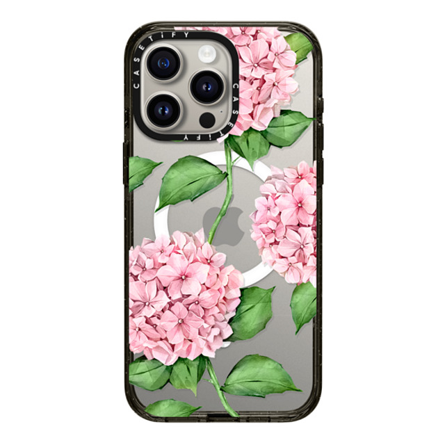 Victoria Ryabinina x CASETiFY iPhone 15 Pro Max Case Floral,Fine Art Black Impact Case MagSafe Compatible Watercolor hydrangea Father's Day Victoria Ryabinina x CASETiFY iPhone 15 Pro Max Case Floral,Fine Art Black Impact Case MagSafe Compatible Watercolor hydrangea Father's Day