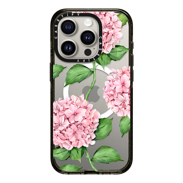 Victoria Ryabinina x CASETiFY iPhone 15 Pro Case Floral,Fine Art Black Impact Case MagSafe Compatible Watercolor hydrangea Back to School Victoria Ryabinina x CASETiFY iPhone 15 Pro Case Floral,Fine Art Black Impact Case MagSafe Compatible Watercolor hydrangea Back to School
