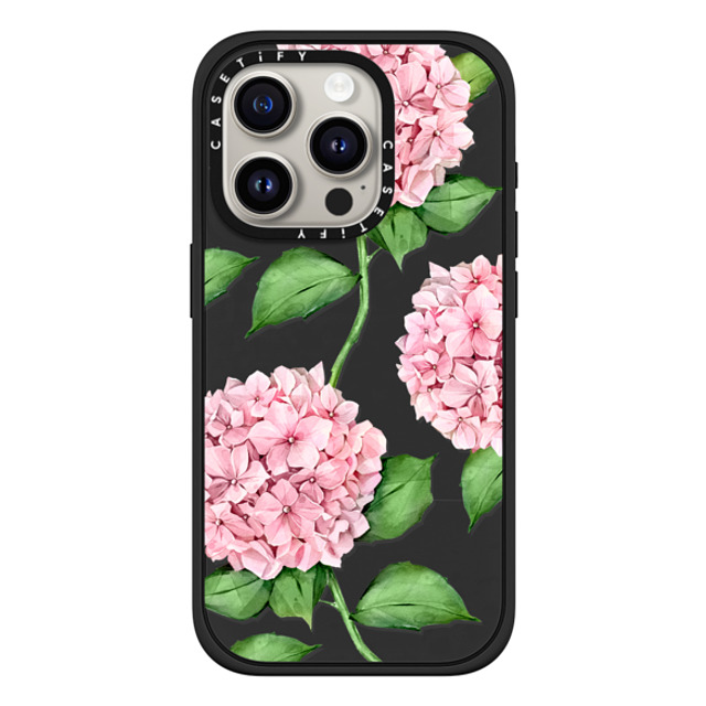 Victoria Ryabinina x CASETiFY iPhone 15 Pro Case Floral,Fine Art Matte Black Impact Case MagSafe Compatible Watercolor hydrangea Back to School Victoria Ryabinina x CASETiFY iPhone 15 Pro Case Floral,Fine Art Matte Black Impact Case MagSafe Compatible Watercolor hydrangea Back to School