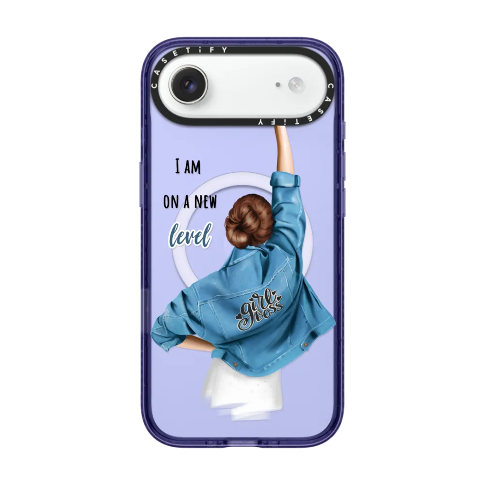 Impact iPhone Air Case MagSafe Compatible - Girl boss (brunette)