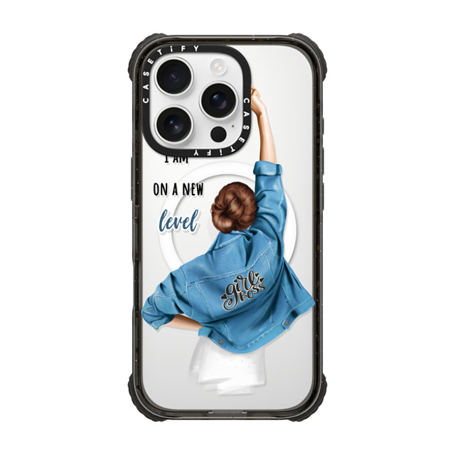 Victoria Ryabinina x CASETiFY iPhone 16 Pro Case Black ウルトラ インパクトケース MagSafe 対応 Girl boss (brunette) Victoria Ryabinina x CASETiFY iPhone 16 Pro Case Black ウルトラ インパクトケース MagSafe 対応 Girl boss (brunette)