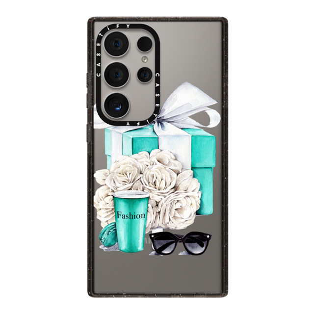 Victoria Ryabinina x CASETiFY Galaxy S24 Ultra Case Floral,Ribbon ブラック マグネット式 インパクトケース Blue gift box New iPhone Victoria Ryabinina x CASETiFY Galaxy S24 Ultra Case Floral,Ribbon ブラック マグネット式 インパクトケース Blue gift box New iPhone