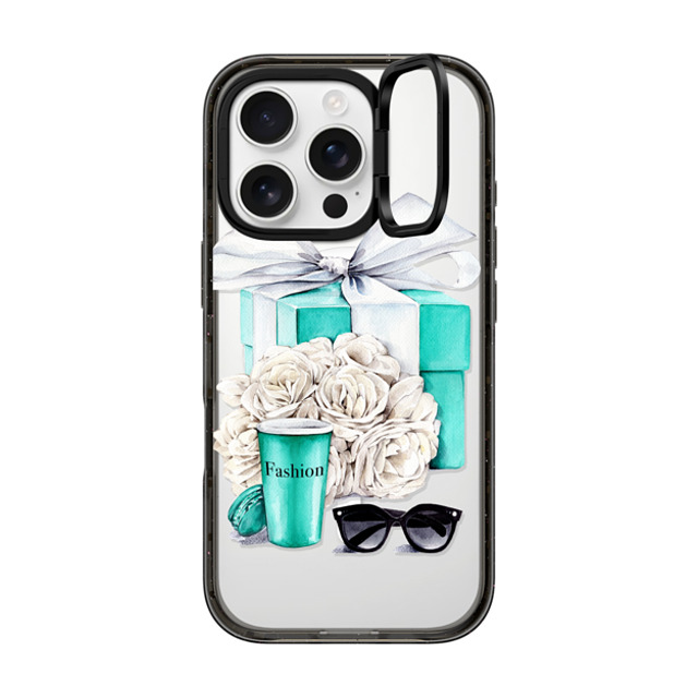 Victoria Ryabinina x CASETiFY iPhone 16 Pro Case Floral,Ribbon Black インパクトリングスタンドケース MagSafe対応 Blue gift box Back to School Victoria Ryabinina x CASETiFY iPhone 16 Pro Case Floral,Ribbon Black インパクトリングスタンドケース MagSafe対応 Blue gift box Back to School