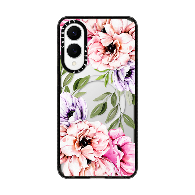 Victoria Ryabinina x CASETiFY Galaxy S25 Edge Case Floral,Fine Art ブラック マグネット式 インパクトケース Anemones New iPhone Victoria Ryabinina x CASETiFY Galaxy S25 Edge Case Floral,Fine Art ブラック マグネット式 インパクトケース Anemones New iPhone