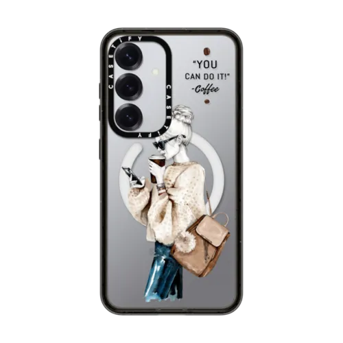 Galaxy S25 - Girl and coffee