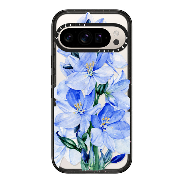 Victoria Ryabinina x CASETiFY Pixel 9 Pro Case Floral,Fine Art ブラック マグネット式 インパクトケース Blue flowers New iPhone Victoria Ryabinina x CASETiFY Pixel 9 Pro Case Floral,Fine Art ブラック マグネット式 インパクトケース Blue flowers New iPhone