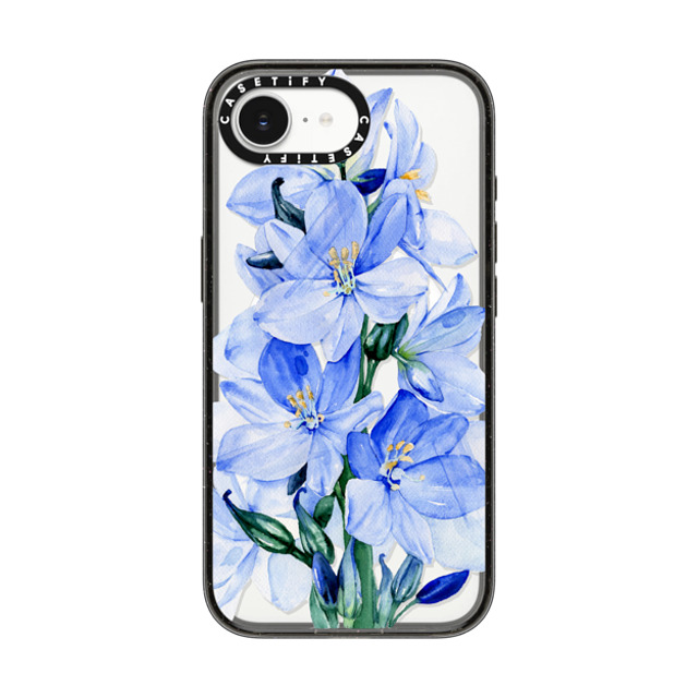 Victoria Ryabinina x CASETiFY iPhone 16e Case Floral,Fine Art Black Impact Case MagSafe Compatible Blue flowers Back to School Victoria Ryabinina x CASETiFY iPhone 16e Case Floral,Fine Art Black Impact Case MagSafe Compatible Blue flowers Back to School