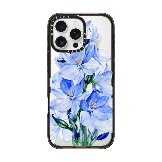 Victoria Ryabinina x CASETiFY iPhone 16 Pro Max Case Floral,Fine Art Black インパクトケース Blue flowers Mother's Day Victoria Ryabinina x CASETiFY iPhone 16 Pro Max Case Floral,Fine Art Black インパクトケース Blue flowers Mother's Day