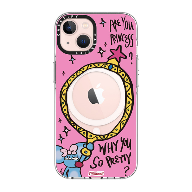 CASETiFY iPhone 13 ケース クリア クリア ケース MagSafe対応 Mousey Magic Mirror zayla zhou