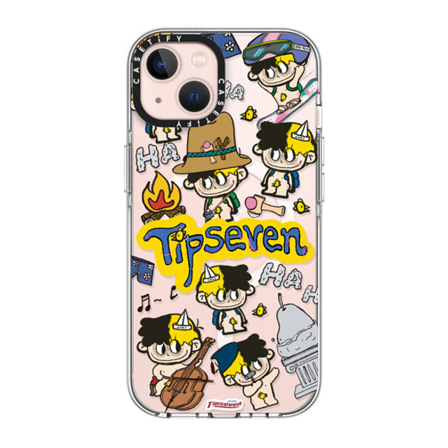 CASETiFY iPhone 13 ケース クリア クリア ケース MagSafe対応 Chick's Journey zayla zhou