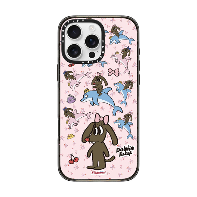 CASETiFY iPhone 16 Pro Max ケース ブラック インパクトケース Dolphin Taxi zayla zhou Father's Day CASETiFY iPhone 16 Pro Max ケース ブラック インパクトケース Dolphin Taxi zayla zhou Father's Day