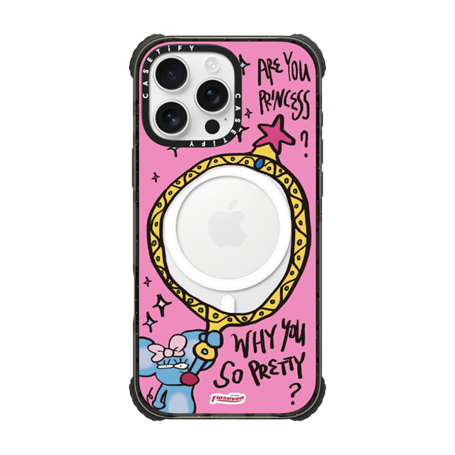 CASETiFY iPhone 16 Pro Max ケース ブラック ウルトラ インパクトケース MagSafe 対応 Mousey Magic Mirror zayla zhou Father's Day CASETiFY iPhone 16 Pro Max ケース ブラック ウルトラ インパクトケース MagSafe 対応 Mousey Magic Mirror zayla zhou Father's Day