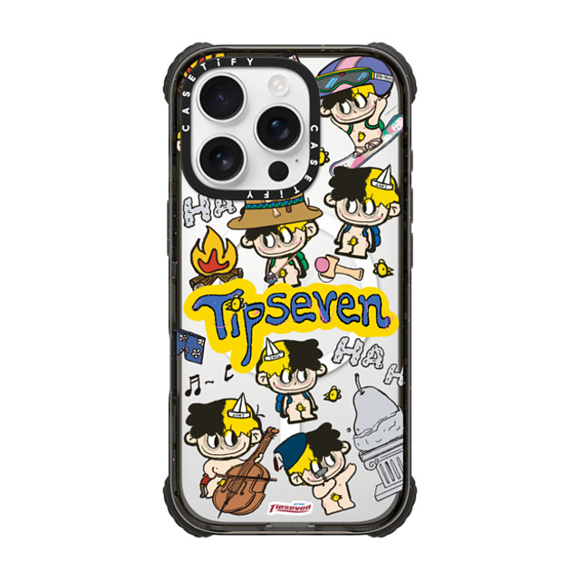 CASETiFY iPhone 16 Pro Case Black ウルトラ インパクトケース MagSafe 対応 Chick's Journey zayla zhou CASETiFY iPhone 16 Pro Case Black ウルトラ インパクトケース MagSafe 対応 Chick's Journey zayla zhou