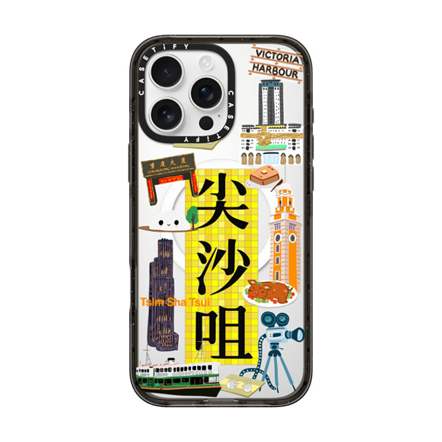 CASETiFY iPhone 16 Pro Max Case ブラック インパクトケース MagSafe対応 District - Tsim Sha Tsui Case (HK Exclusive) zayla zhou Mother's Day CASETiFY iPhone 16 Pro Max Case ブラック インパクトケース MagSafe対応 District - Tsim Sha Tsui Case (HK Exclusive) zayla zhou Mother's Day
